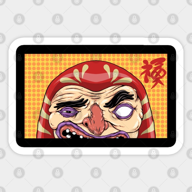 Daruma Sticker by drixalvarez